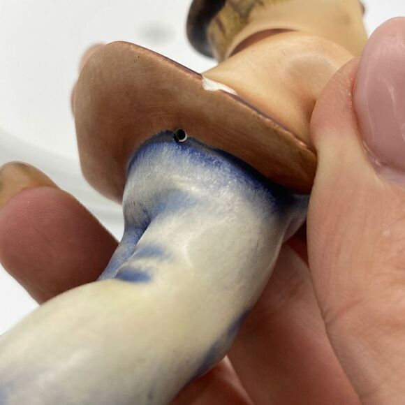 Vintage Goebel Hummel Boy Figurine Playing Flute #85/0 Serenade W. Germany - Picture 6 of 8